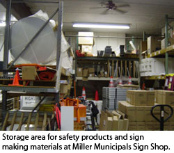 Safety Products Miller Municipal Sign Shop